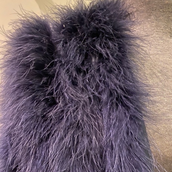 Vanessa Brunno feather bolero jacket - Picture 4 of 6